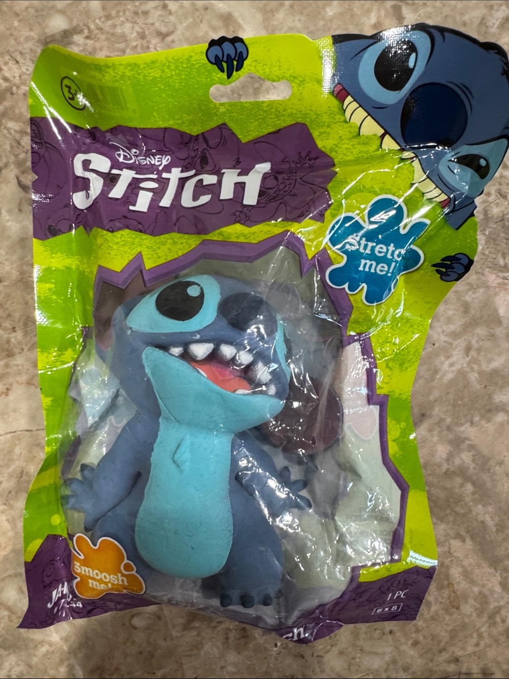 Disney Stitch Super Stretch - Blue Teal Soft Character